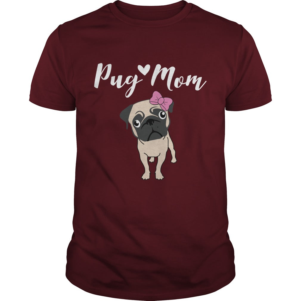 Pug Mom Funny Gift for Dog Mom Lovers Papa Mama Men Women Dogs Lovers Sunfrog Hoodie