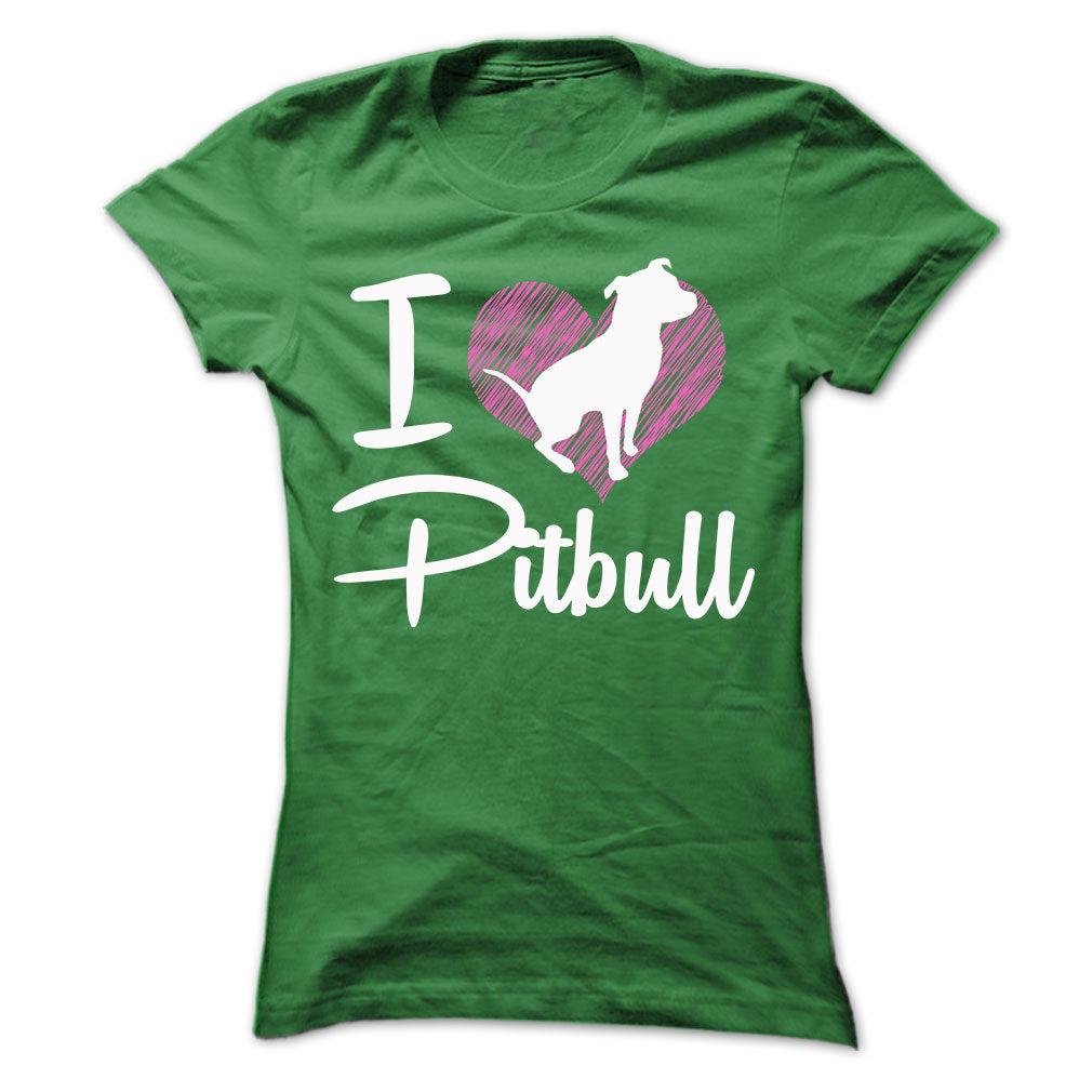 I LOVE PITBULL 2 Tee
