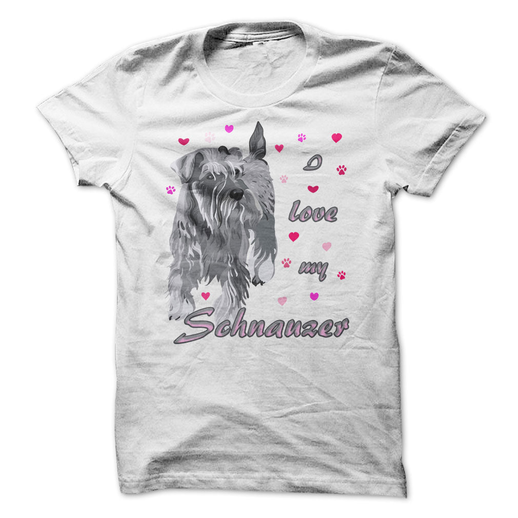I love my Schnauzer! For Schnauzer lovers! <3