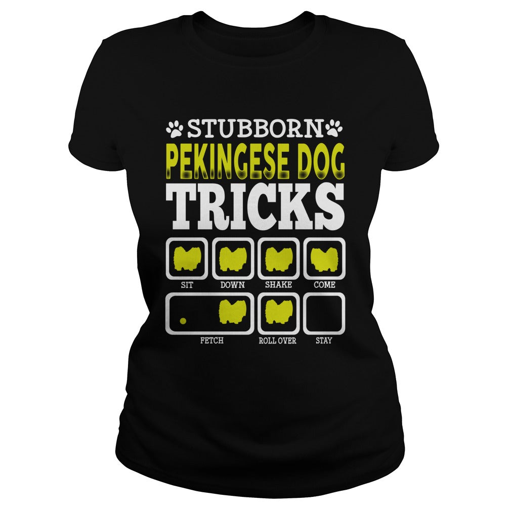 STUBBORN PEKINGESE DOG TRICKS