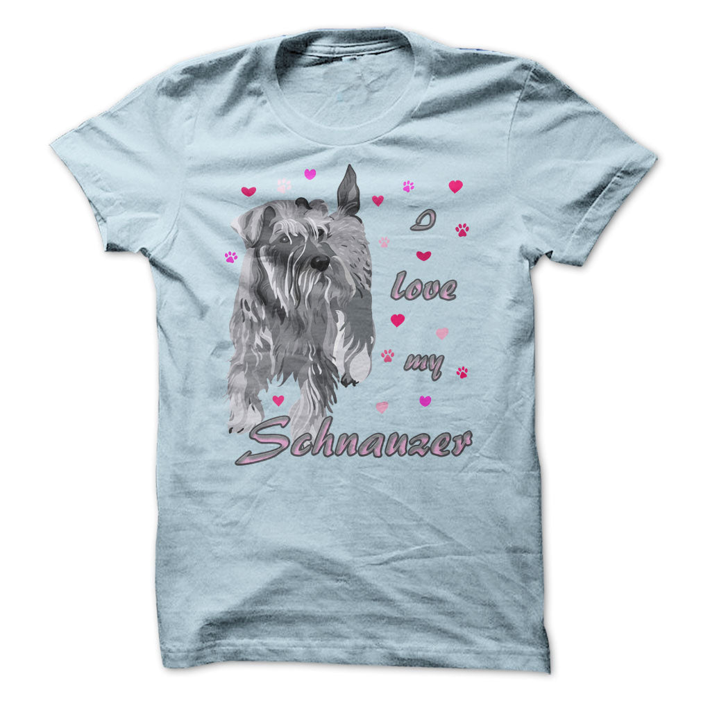 I love my Schnauzer! For Schnauzer lovers! <3