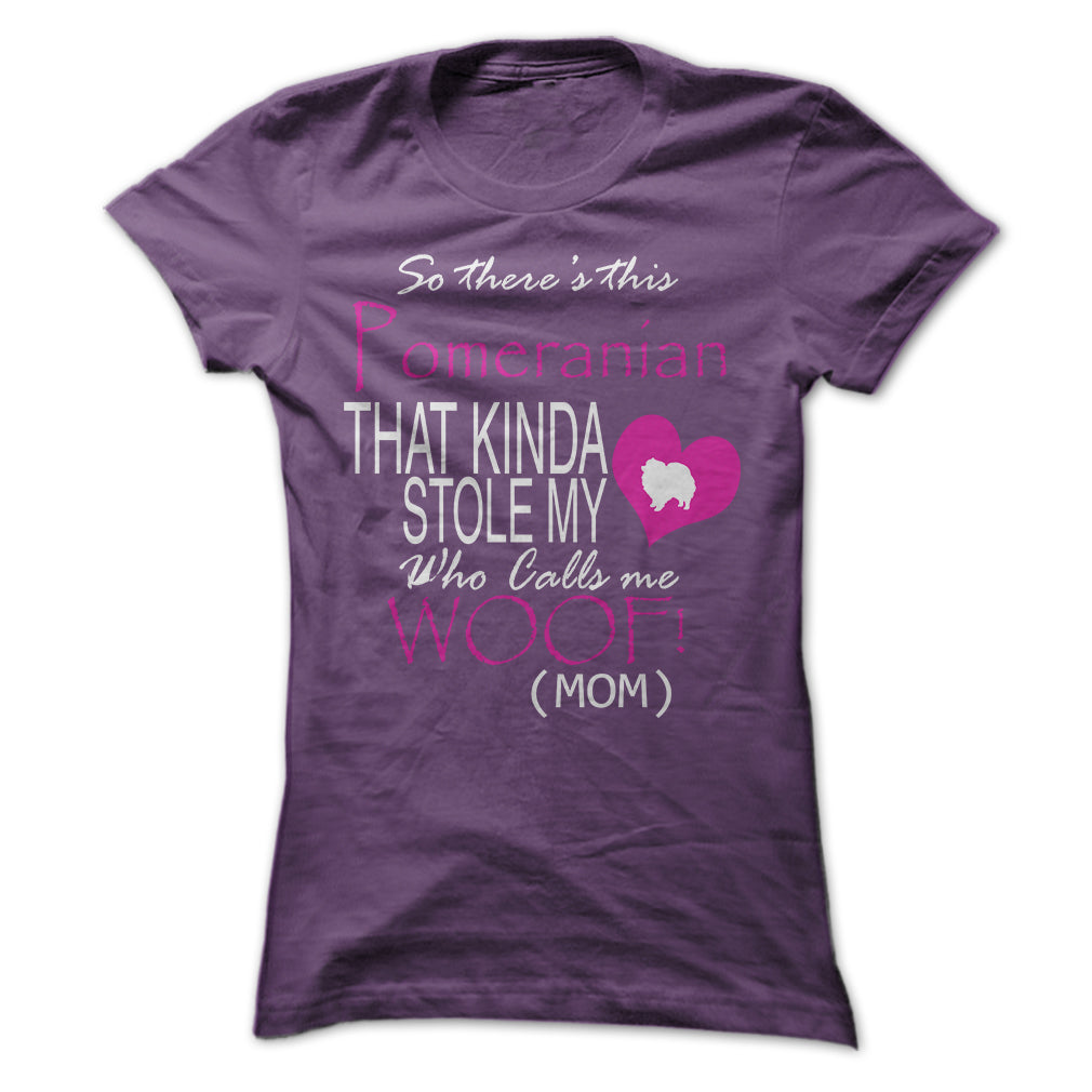 Pomeranian Stole My Heart Funny Shirt