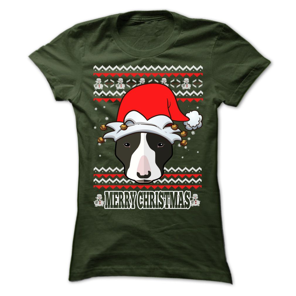UGLY CHRISTMAS BULL TERRIER