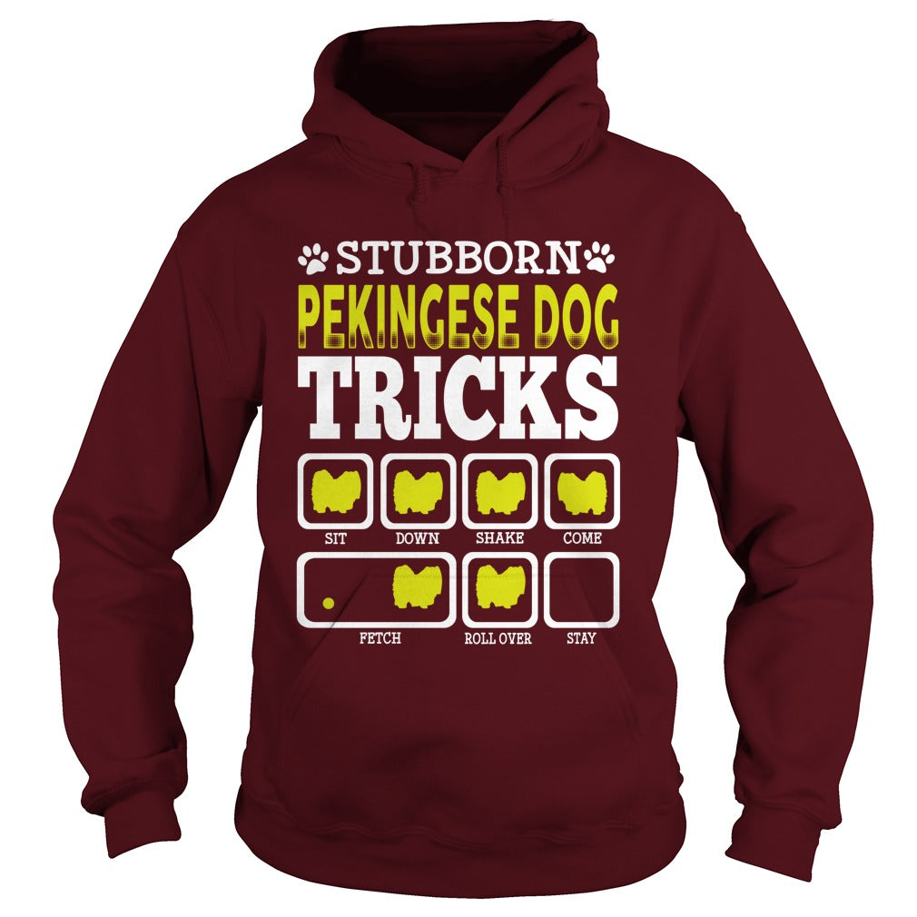 STUBBORN PEKINGESE DOG TRICKS