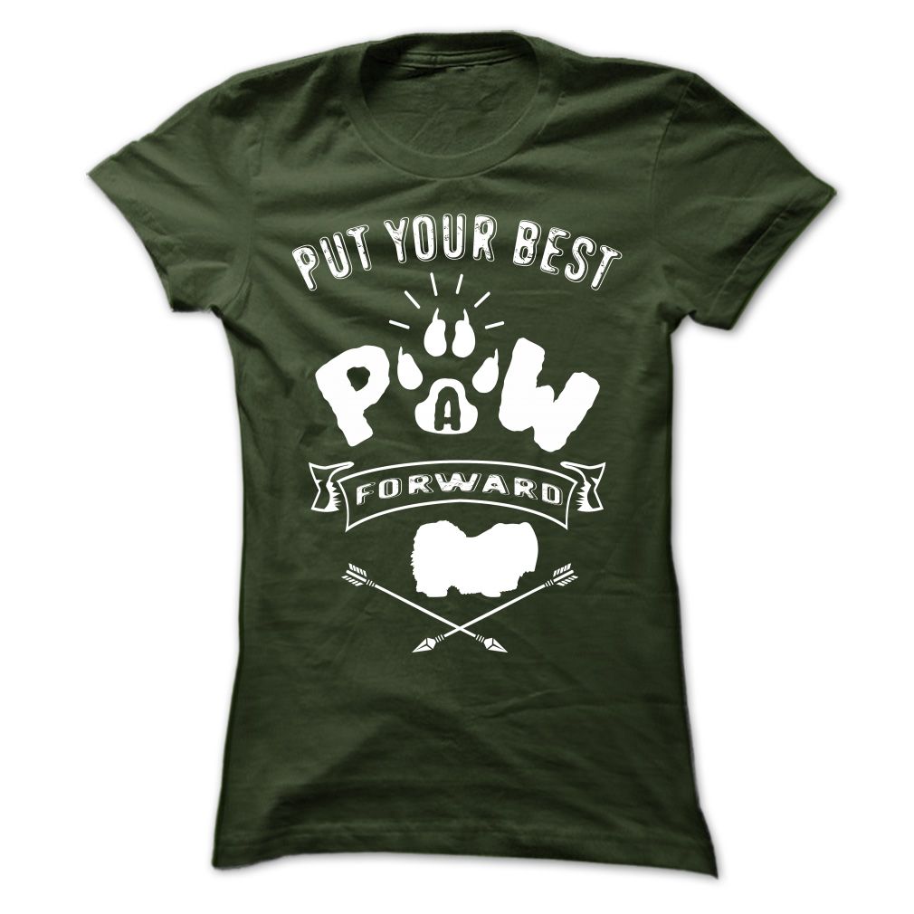 PUT YOUR BEST A PAW FORWARD Pekingese Dog