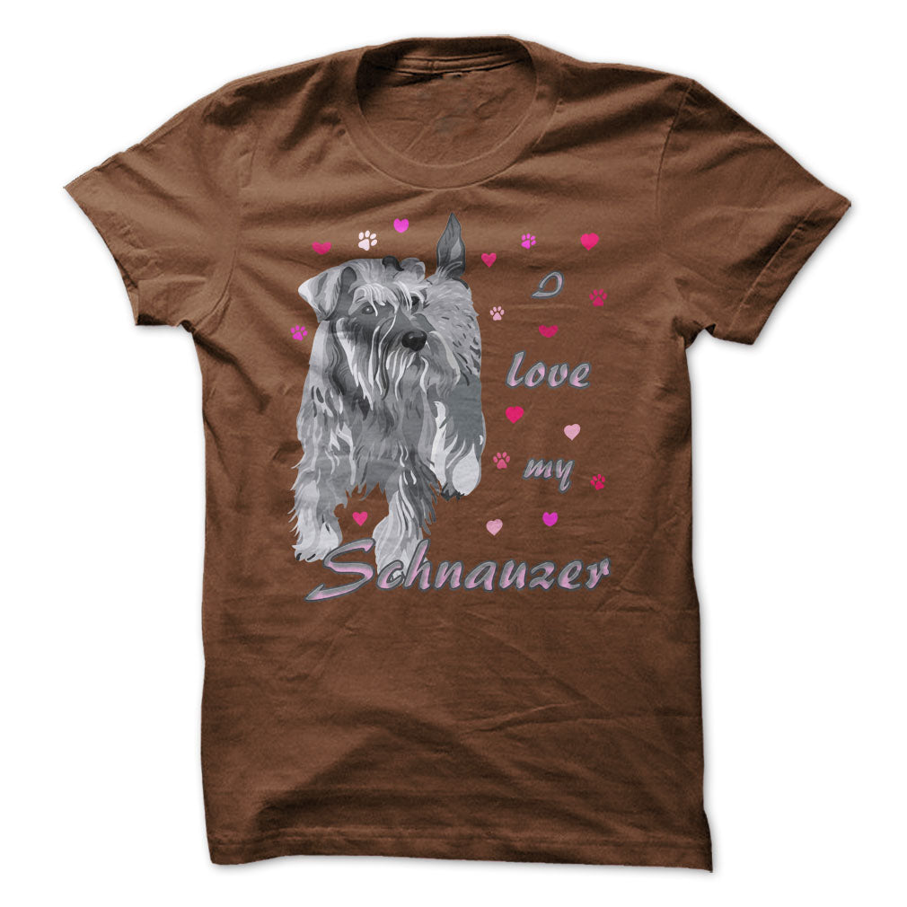 I love my Schnauzer! For Schnauzer lovers! <3