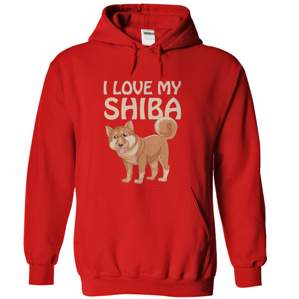 I Love My Shiba Inu T Shirt