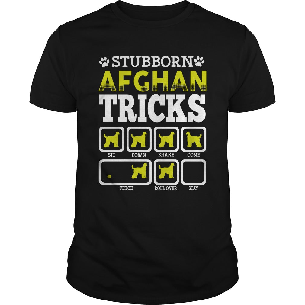 STUBBORN AFGHAN HOUND TRICK