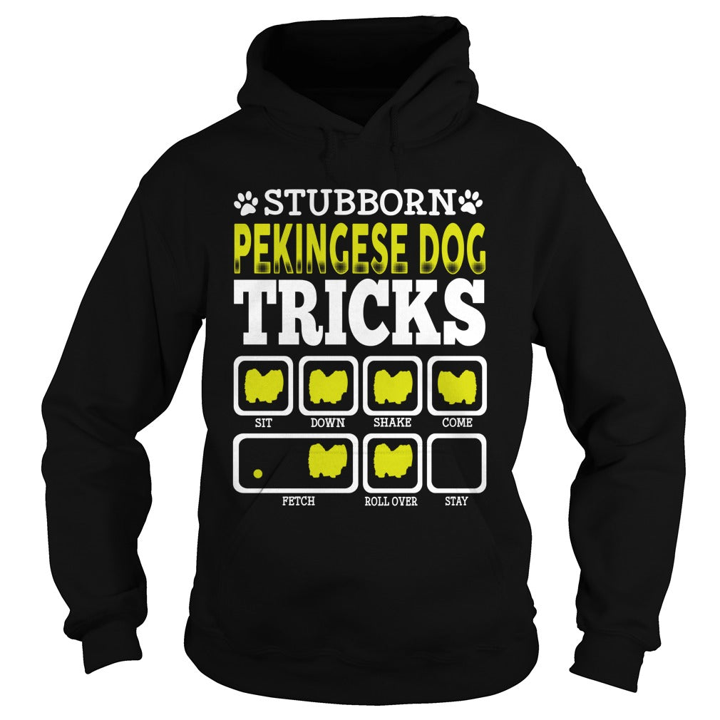 STUBBORN PEKINGESE DOG TRICKS