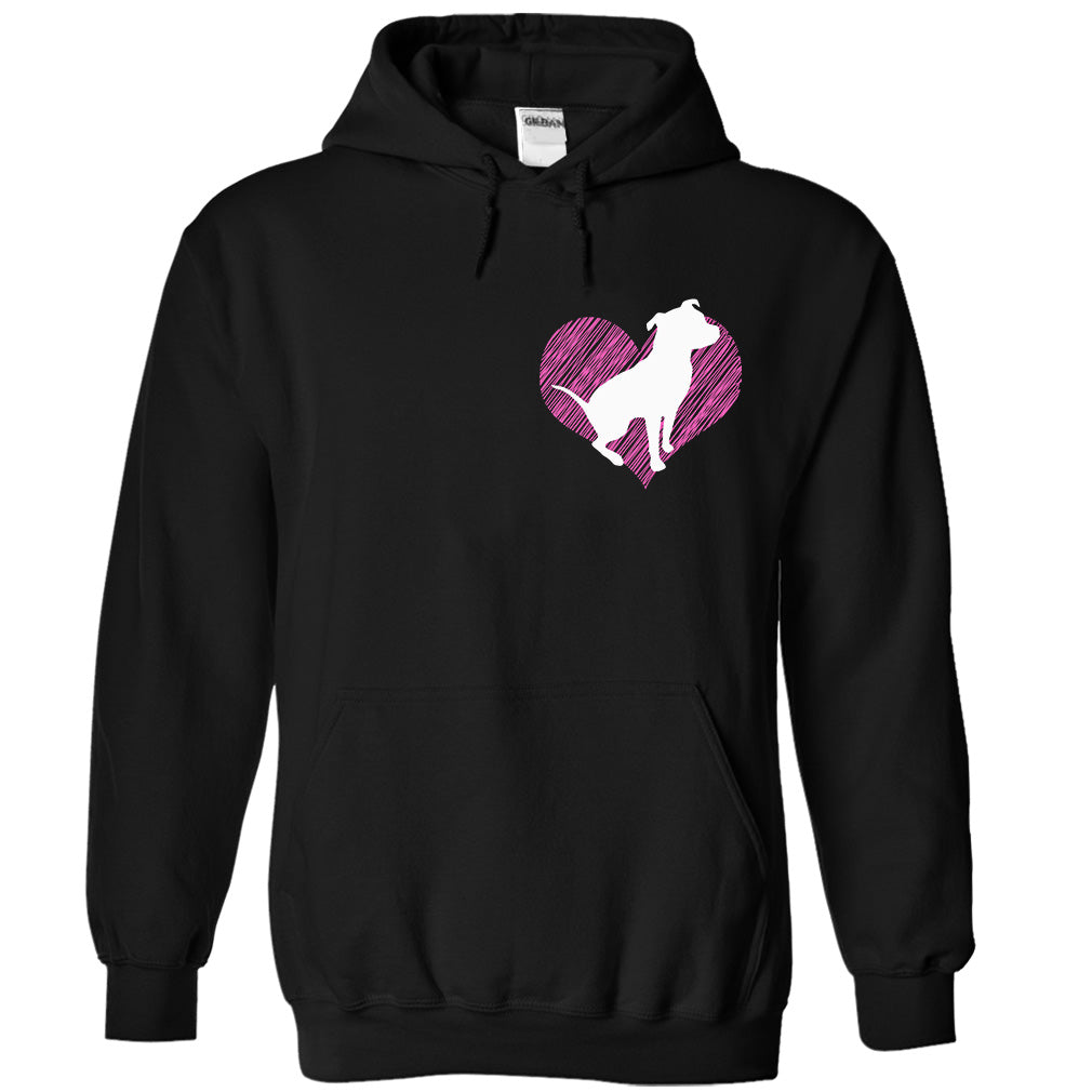 I Love Pitbull 2 Pink Heart