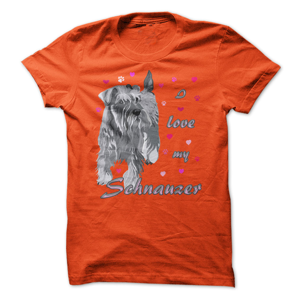 I love my Schnauzer! For Schnauzer lovers! <3