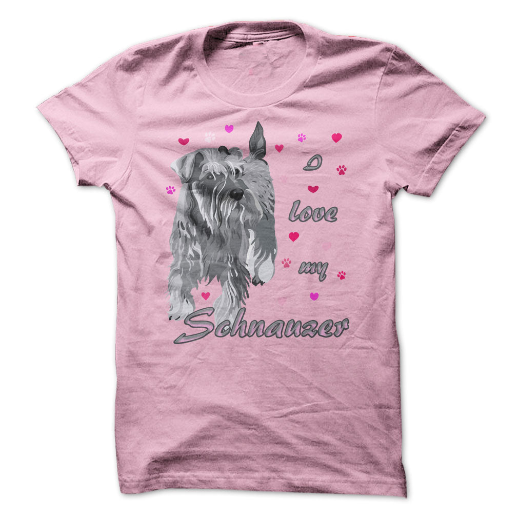 I love my Schnauzer! For Schnauzer lovers! <3