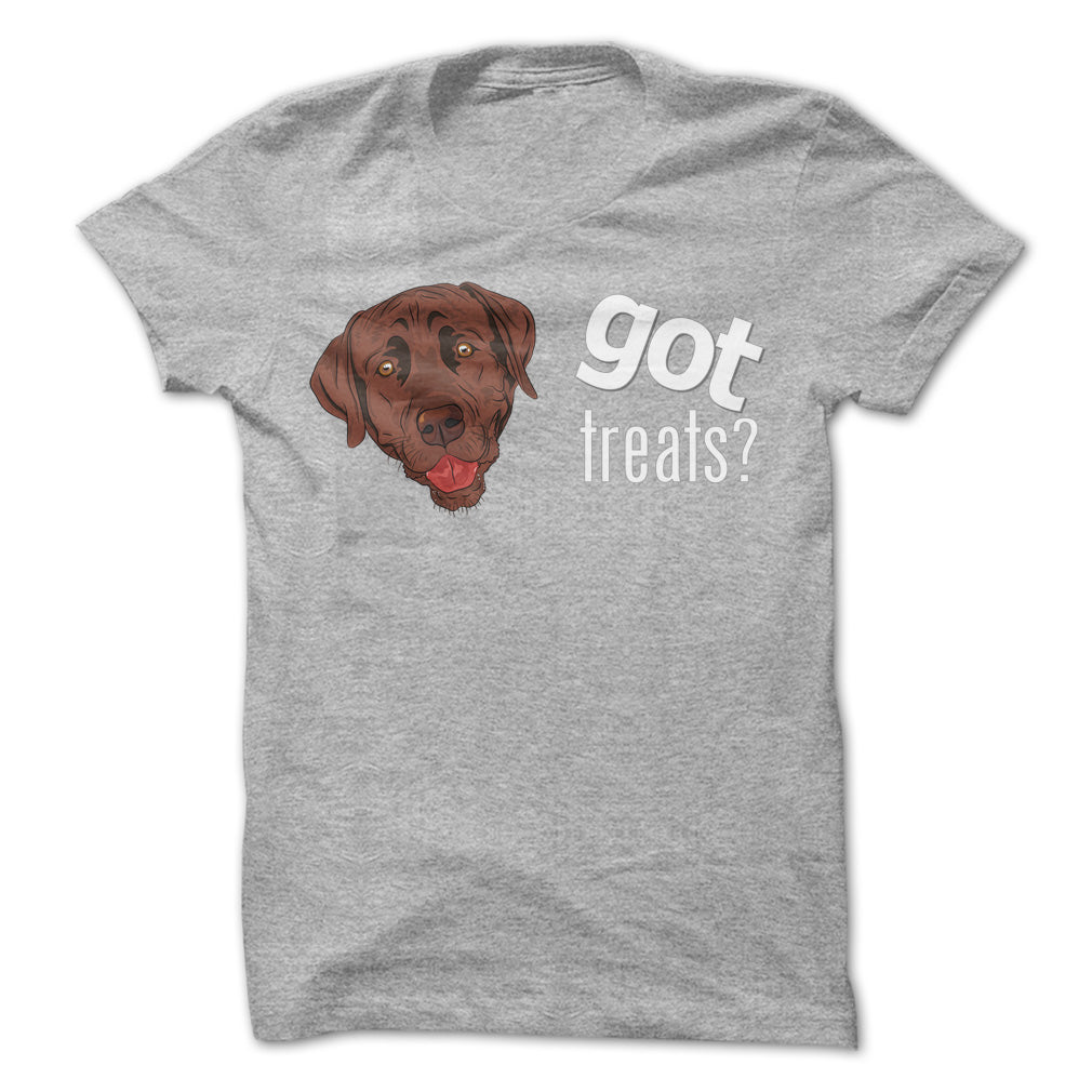 Got Treats Heads - Chocolate Lab