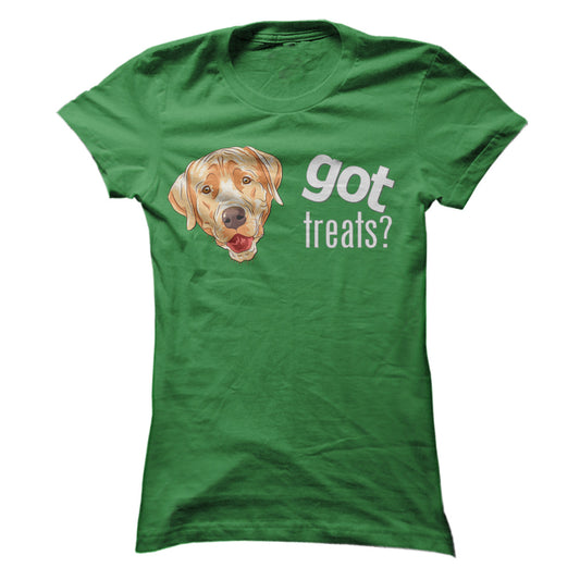 Got Treats Heads - Yellow Lab