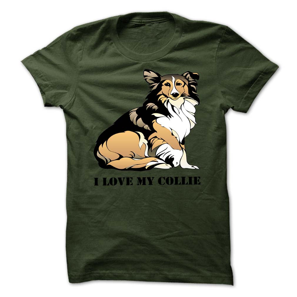 I Love My Rough Collie Shirt