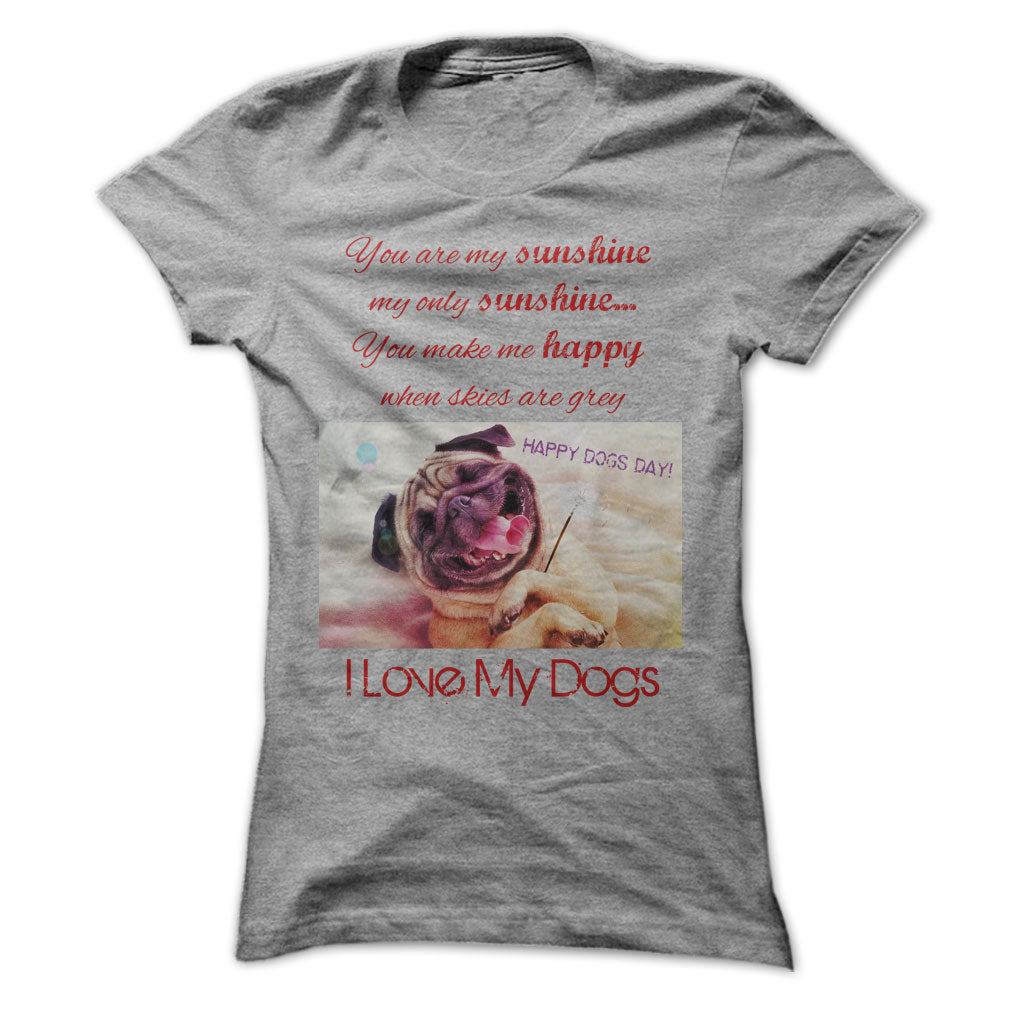 National Dog Day - Happy dogs day T-shirt