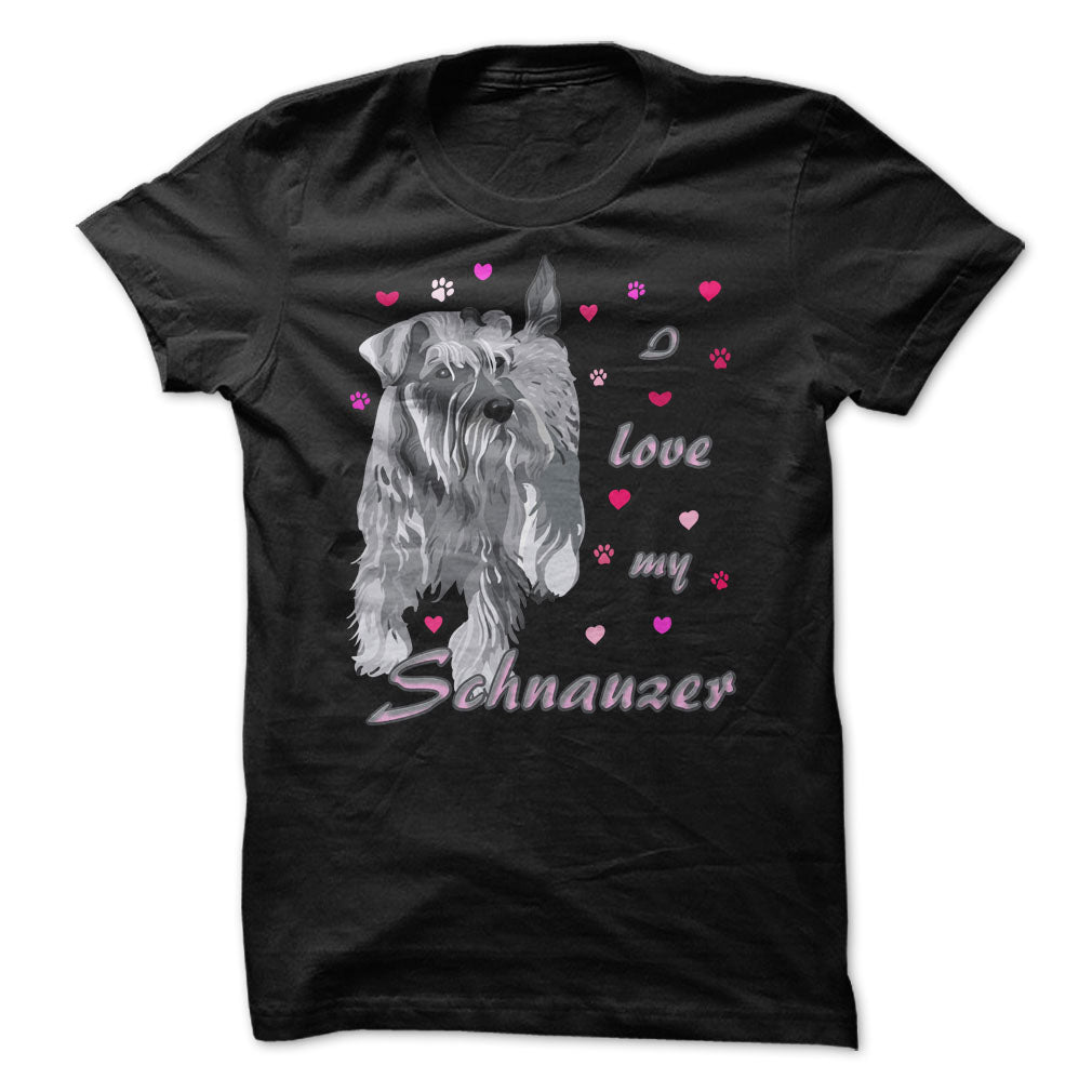 I love my Schnauzer! For Schnauzer lovers! <3