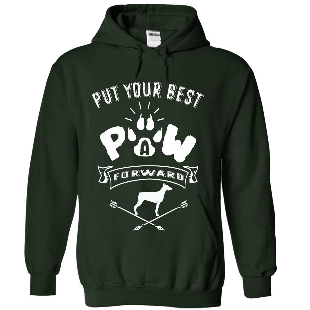 PUT YOUR BEST A PAW FORWARD-doberman pinscher
