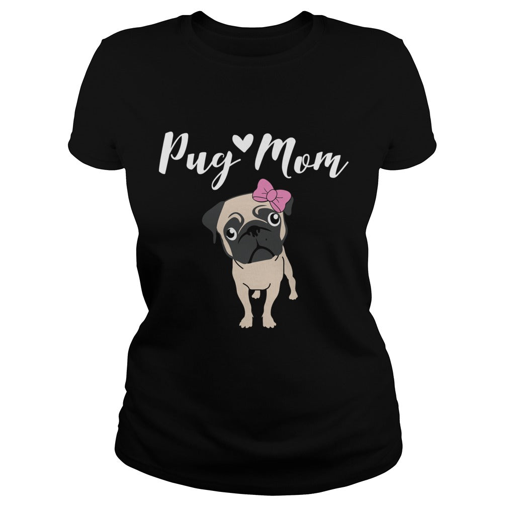Pug Mom Funny Gift for Dog Mom Lovers Papa Mama Men Women Dogs Lovers Sunfrog Hoodie