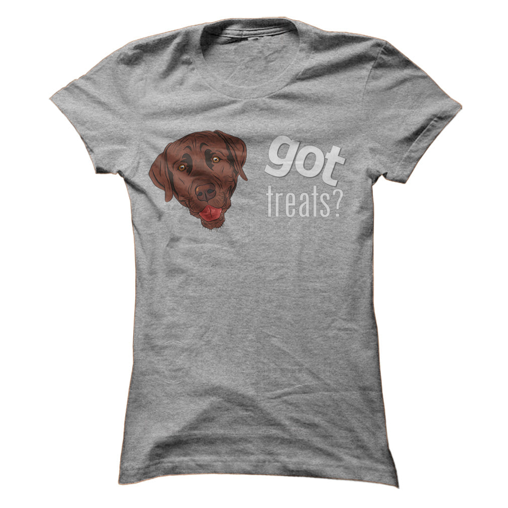 Got Treats Heads - Chocolate Lab