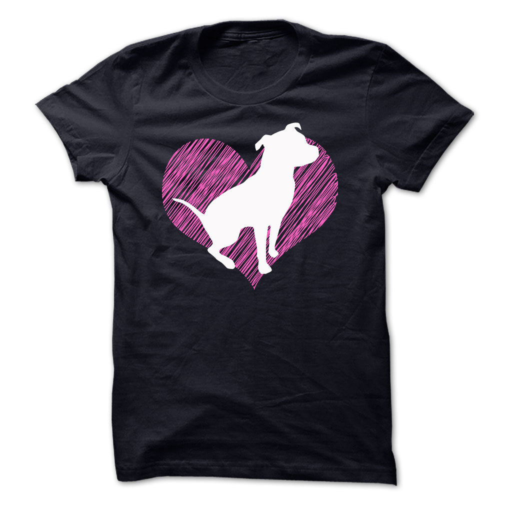 I LOVE PITBULL 2 TSHIRT