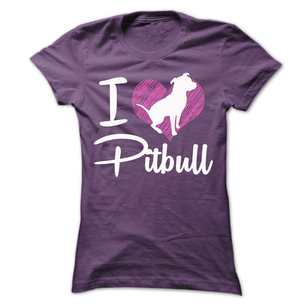 I LOVE PITBULL 2 Tee