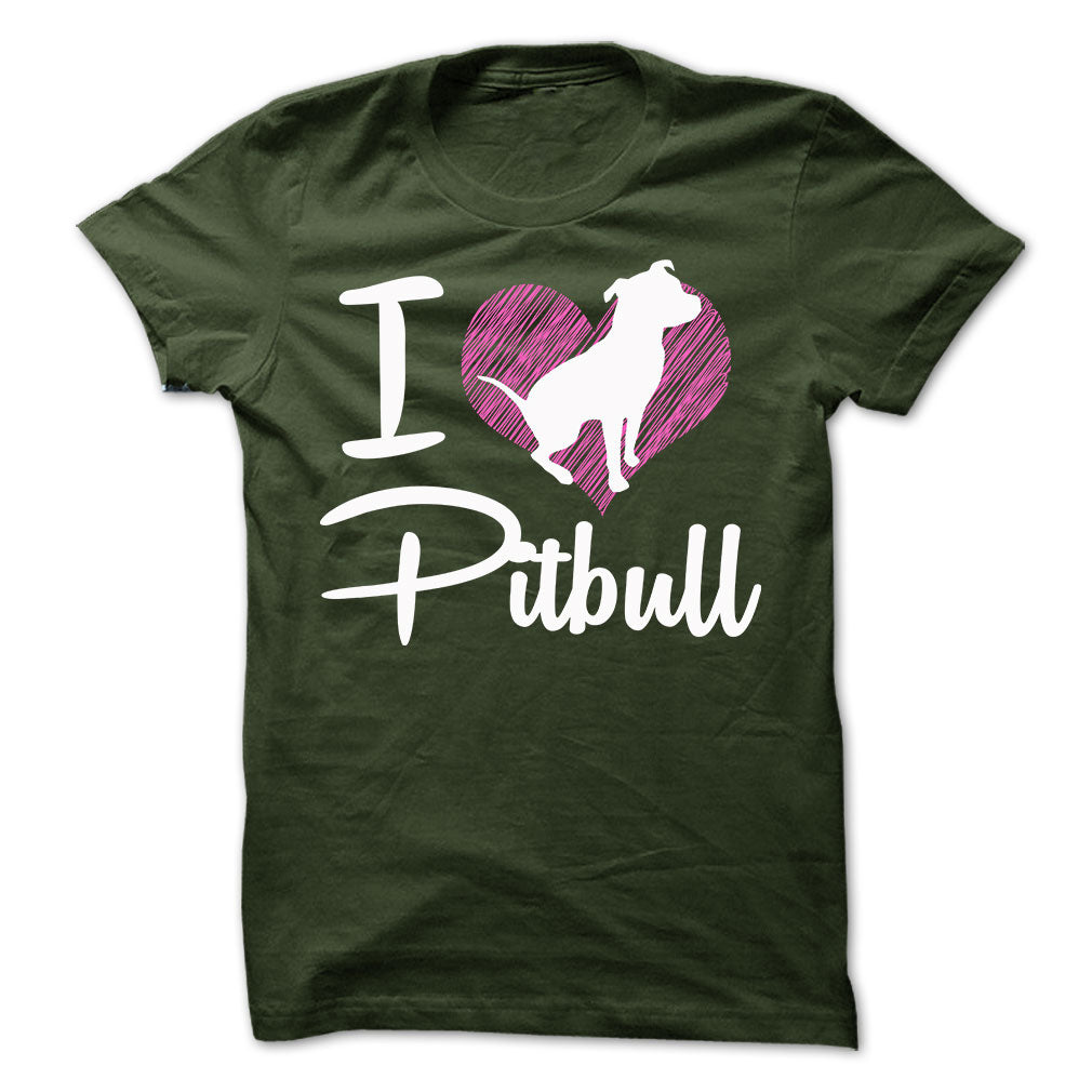 I LOVE PITBULL 2 Tee