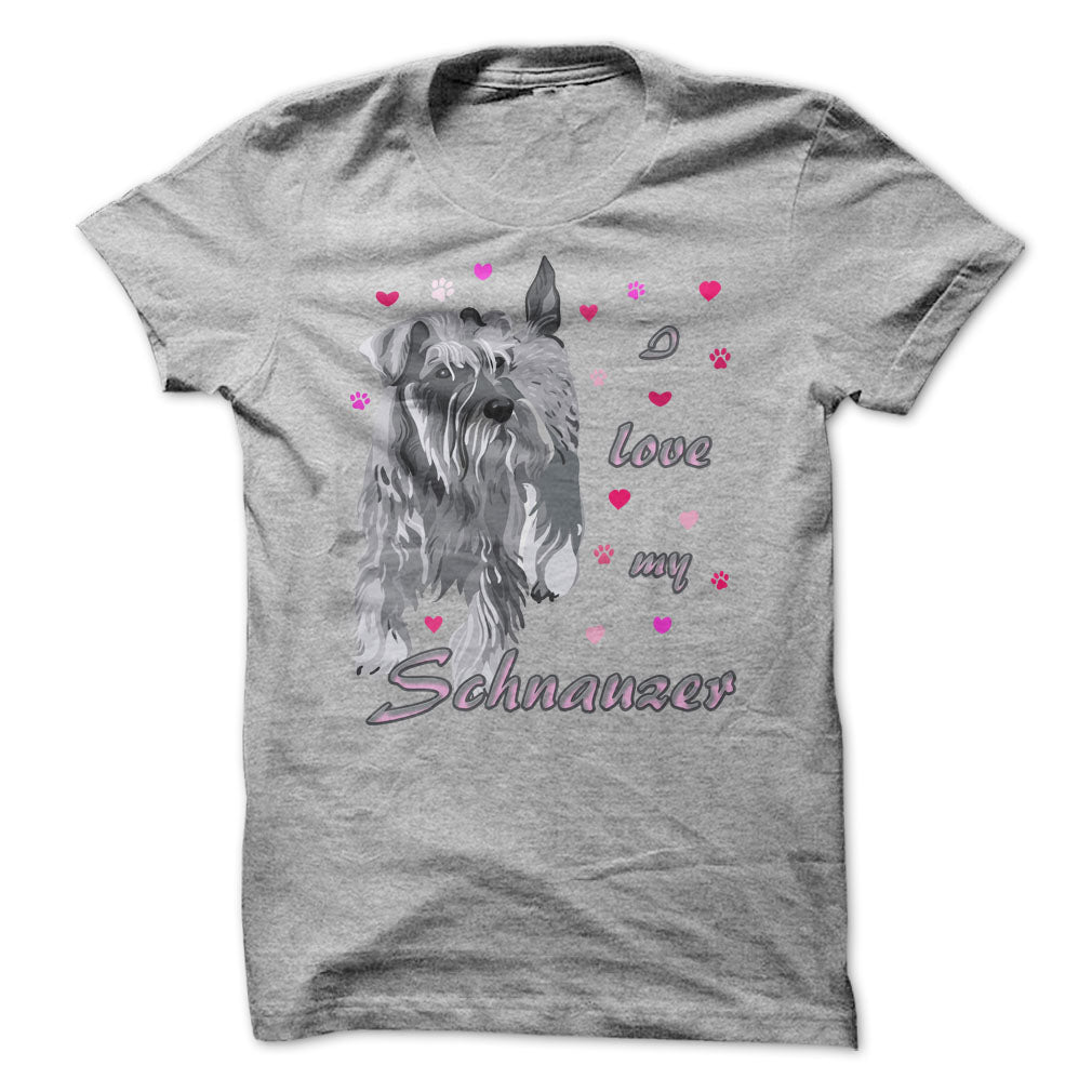 I love my Schnauzer! For Schnauzer lovers! <3