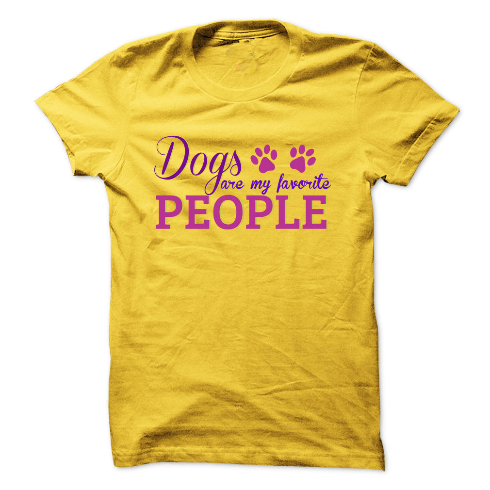 Dogs are my favorite people!