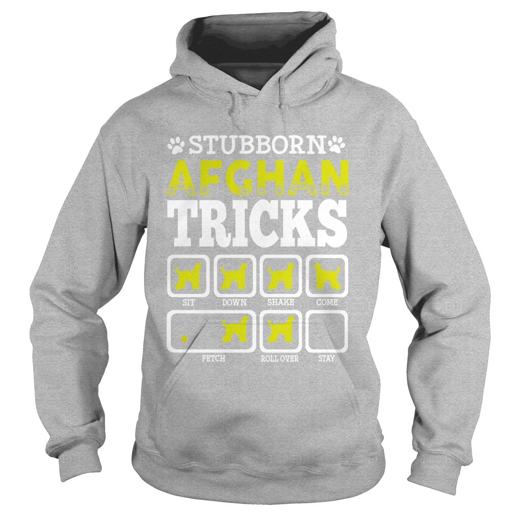 STUBBORN AFGHAN HOUND TRICK