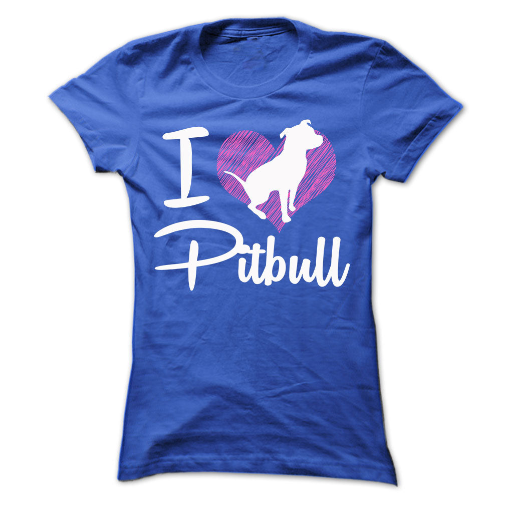 I LOVE PITBULL 2 Tee