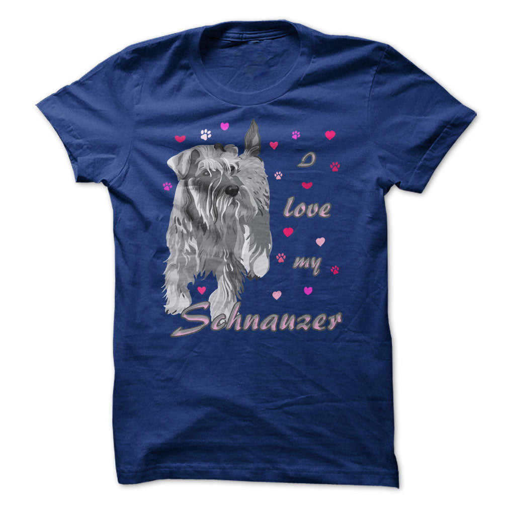 I love my Schnauzer! For Schnauzer lovers! <3