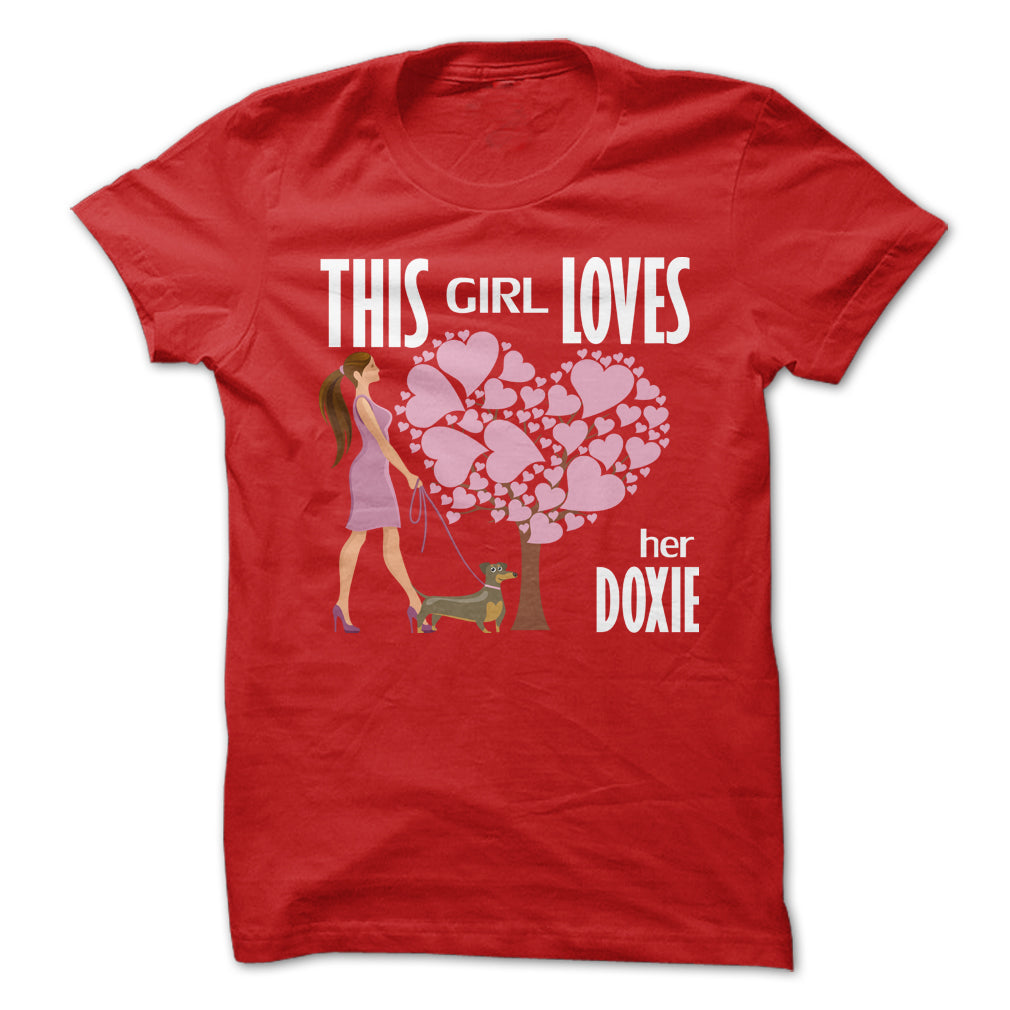 This Girl Loves Her Doxie!