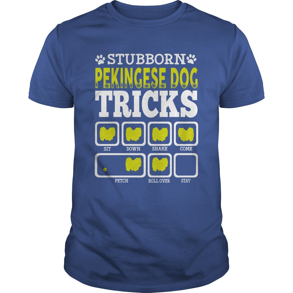 STUBBORN PEKINGESE DOG TRICKS