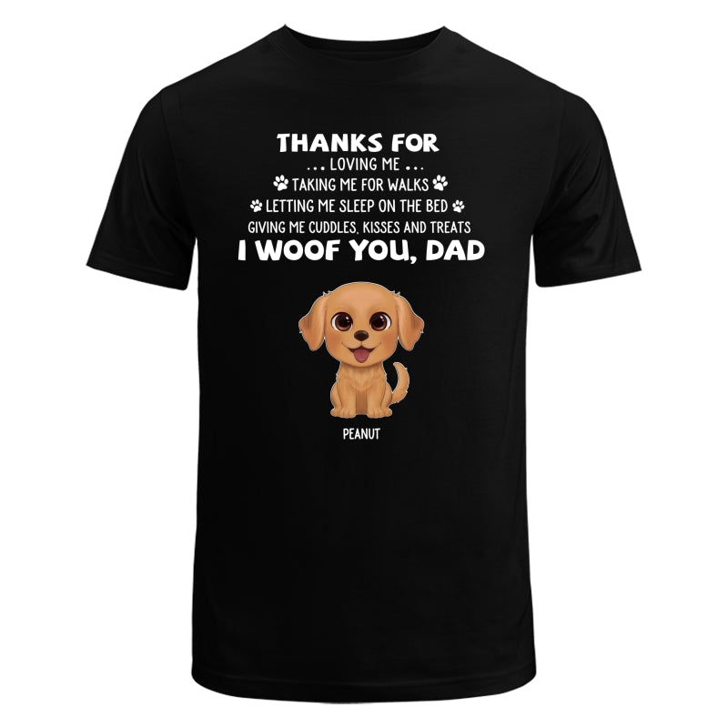 Watercolor Cute Dogs We Woof You Gift For Dog Mom Dog Dad Personalized Shirt