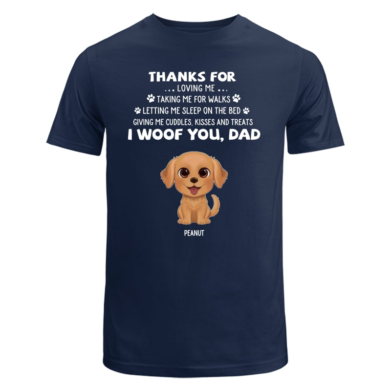 Watercolor Cute Dogs We Woof You Gift For Dog Mom Dog Dad Personalized Shirt