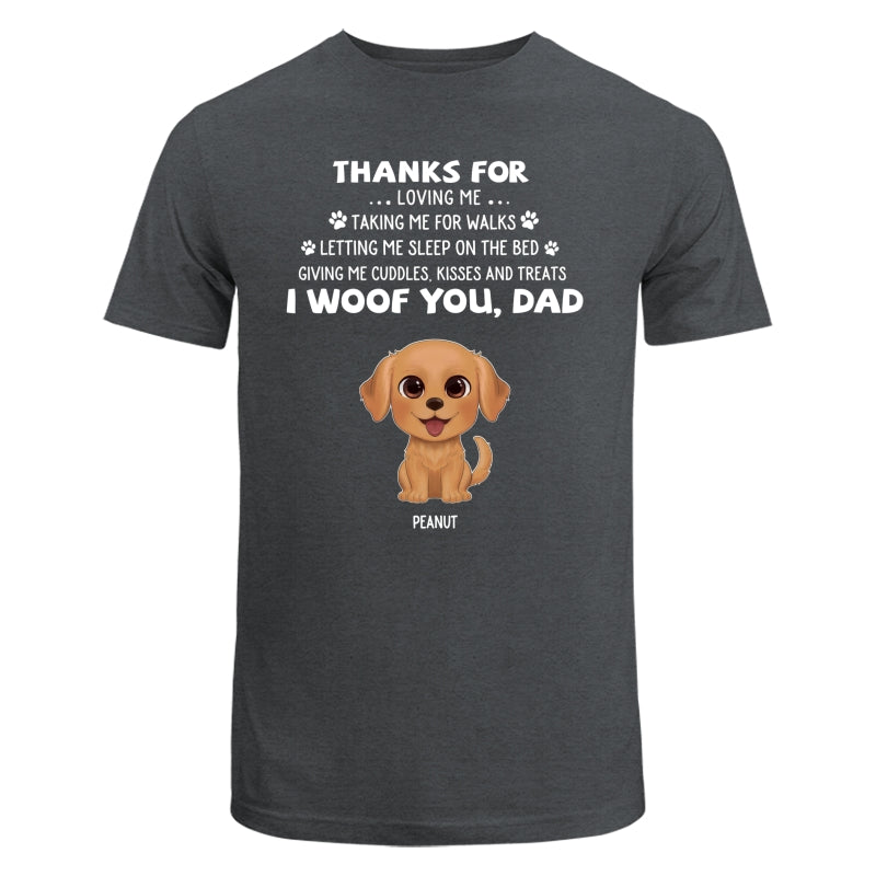 Watercolor Cute Dogs We Woof You Gift For Dog Mom Dog Dad Personalized Shirt