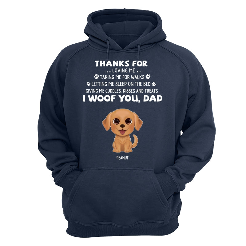 Watercolor Cute Dogs We Woof You Gift For Dog Mom Dog Dad Personalized Shirt