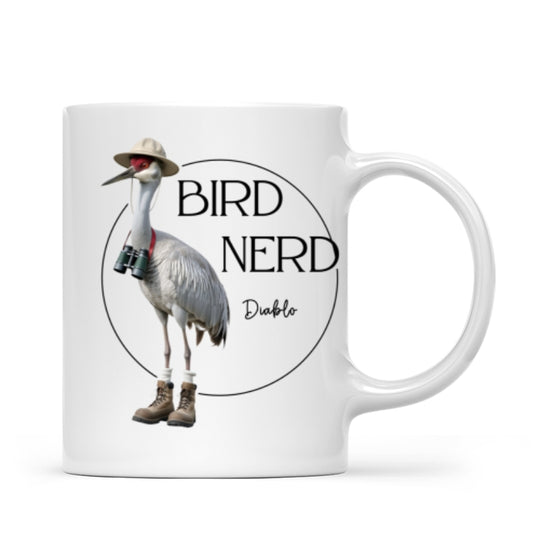 Copy of Bird Nerd Funny Bird Watcher Mug, Twitcher Mug, Gift for Bird Lover Personalized Mug