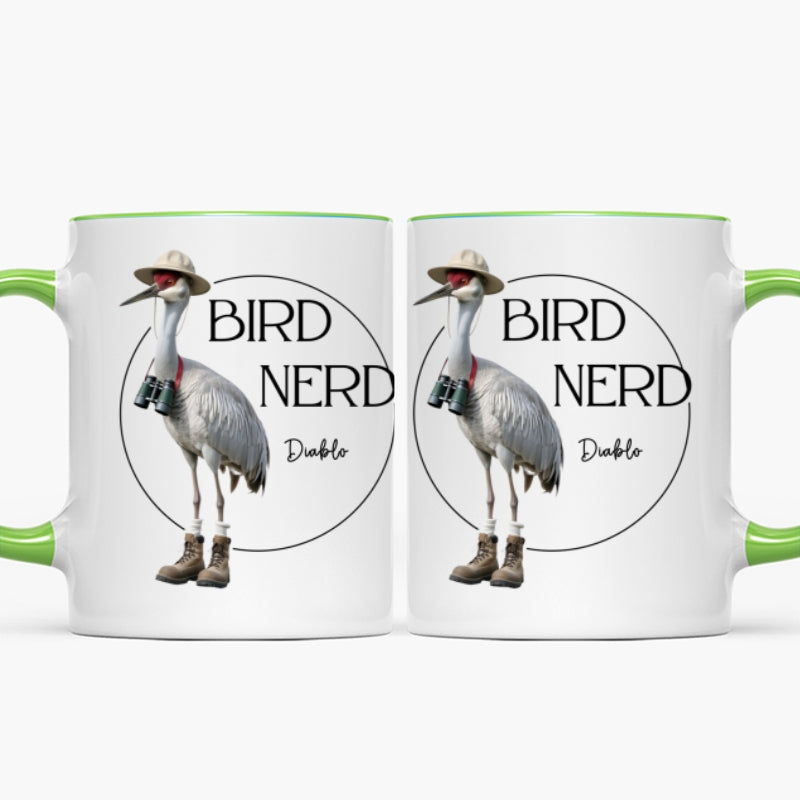 Copy of Bird Nerd Funny Bird Watcher Mug, Twitcher Mug, Gift for Bird Lover Personalized Mug
