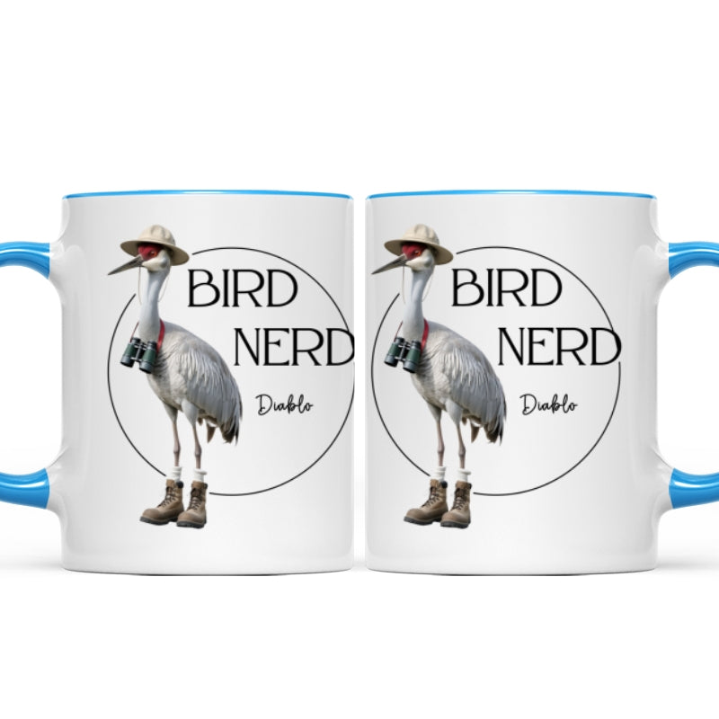 Copy of Bird Nerd Funny Bird Watcher Mug, Twitcher Mug, Gift for Bird Lover Personalized Mug