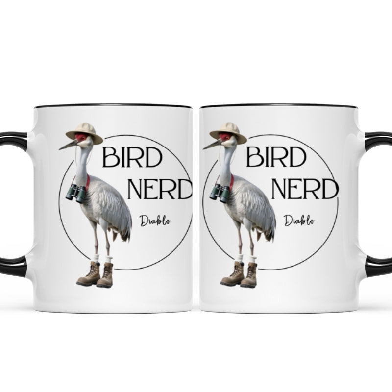 Copy of Bird Nerd Funny Bird Watcher Mug, Twitcher Mug, Gift for Bird Lover Personalized Mug