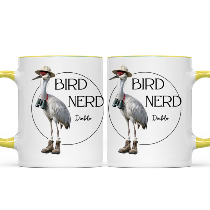 Copy of Bird Nerd Funny Bird Watcher Mug, Twitcher Mug, Gift for Bird Lover Personalized Mug