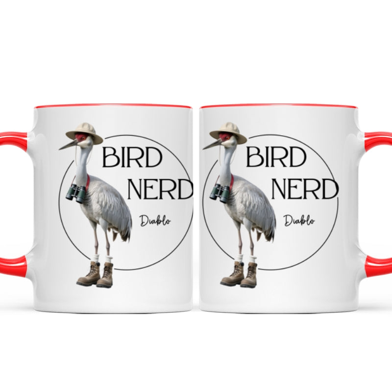 Copy of Bird Nerd Funny Bird Watcher Mug, Twitcher Mug, Gift for Bird Lover Personalized Mug