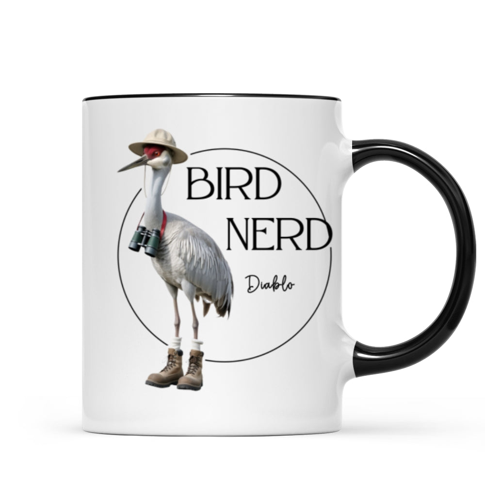 Copy of Bird Nerd Funny Bird Watcher Mug, Twitcher Mug, Gift for Bird Lover Personalized Mug