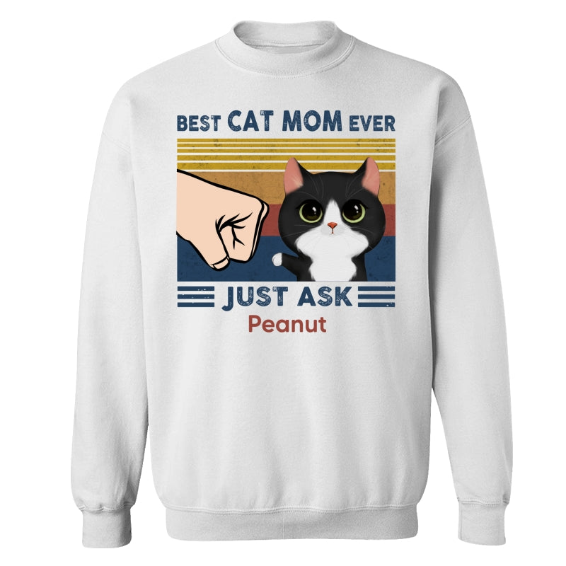 Best Cat Dad Watercolor Cute Cats Personalized Light Color Shirt