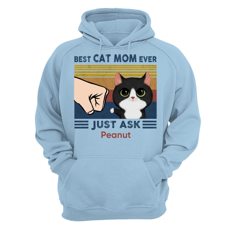Best Cat Dad Watercolor Cute Cats Personalized Light Color Shirt