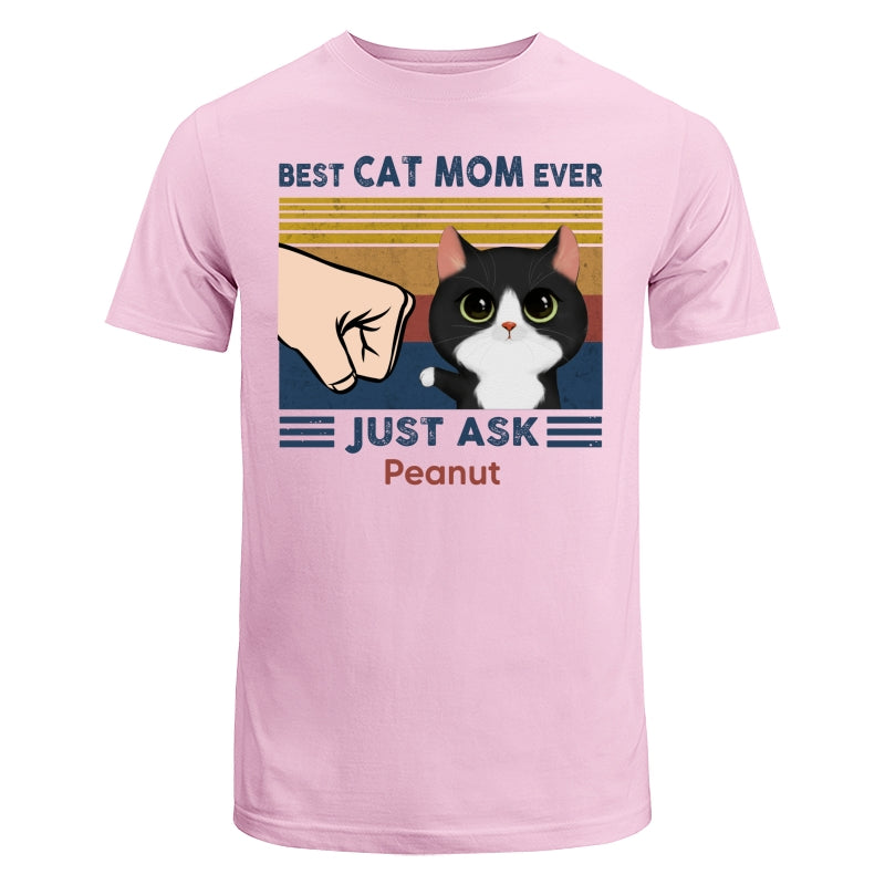 Best Cat Dad Watercolor Cute Cats Personalized Light Color Shirt