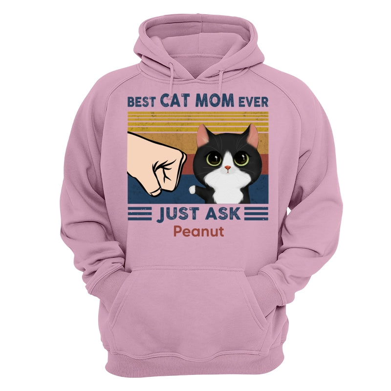 Best Cat Dad Watercolor Cute Cats Personalized Light Color Shirt