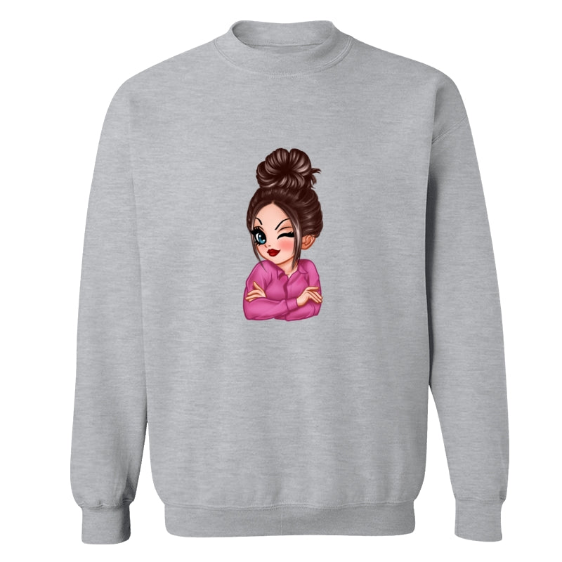Sassy Crossed Arms Mom Dad Grandpa And Kids Hands Outline Personalized Shirt